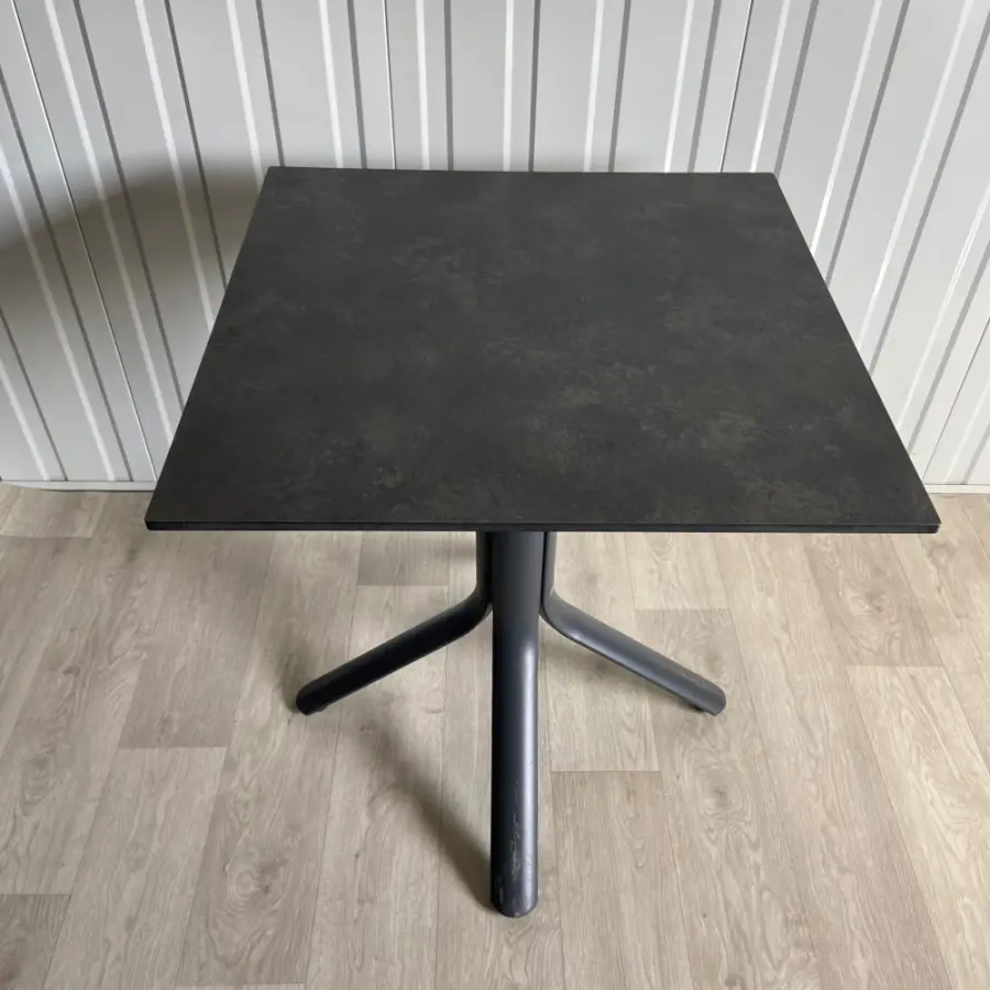 Table - Vlaemynck - 69x69cm - Gris anthracite