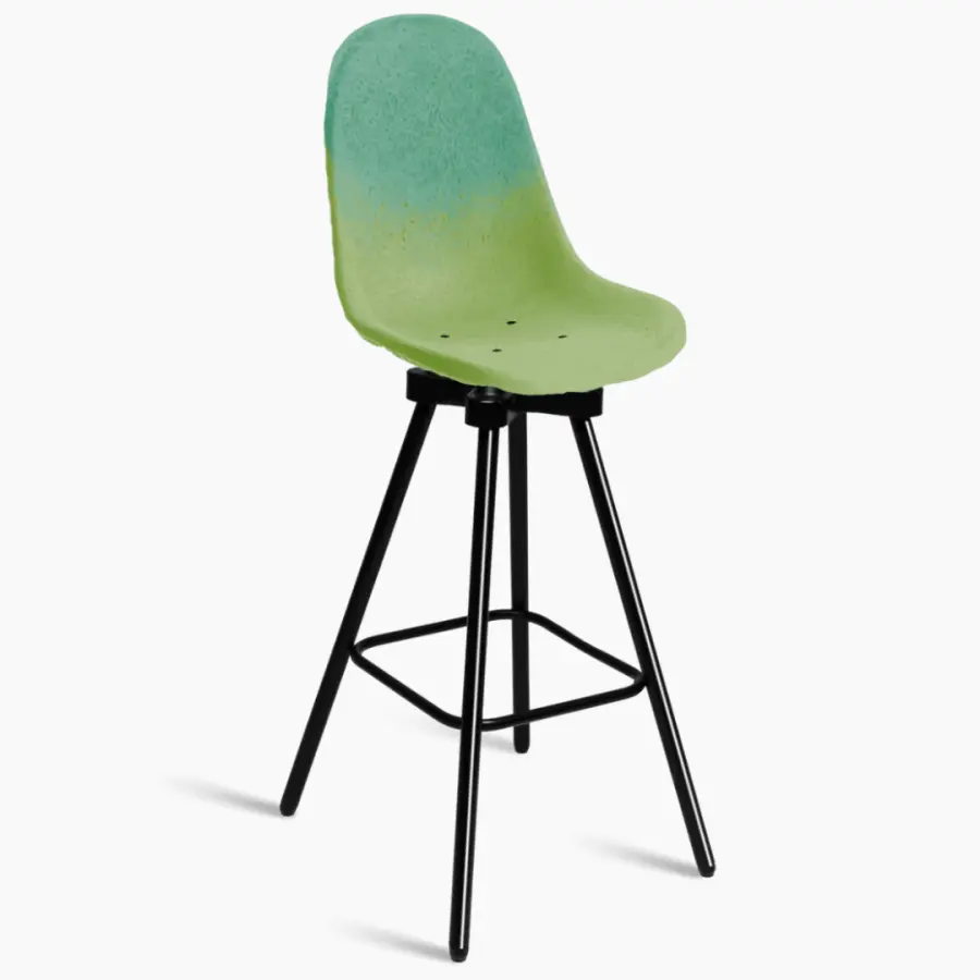 Tabouret - Maximum/Gravêne - Plastique upcyclé - Vert