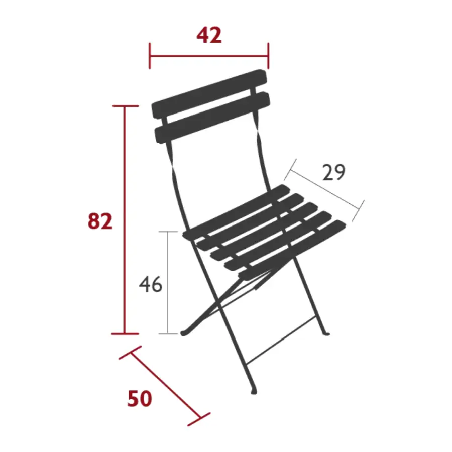 CHAISE CLASSIQUE FERMOB - MIEL