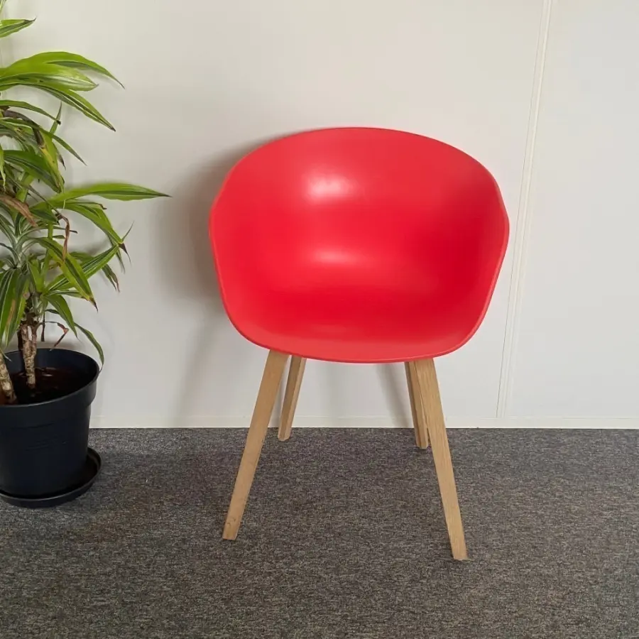 Chaise - SCOP3 - Plastique - Rouge