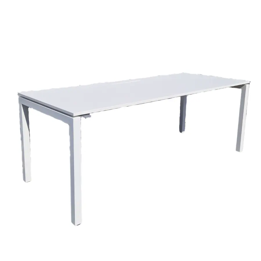 Bureau bois blanc 200x80cm