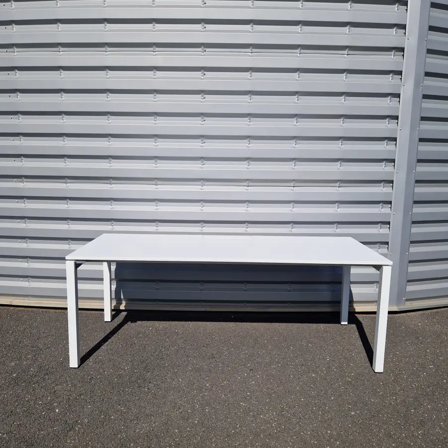 Bureau bois blanc 200x80cm