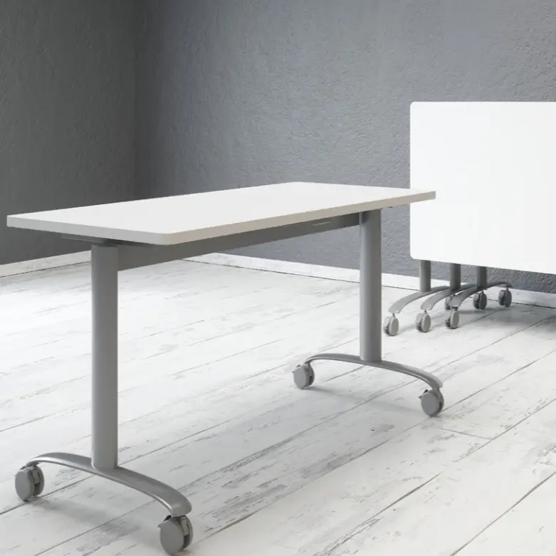 Table modulable - Buronomic/Solution - 140x70cm - Blanc