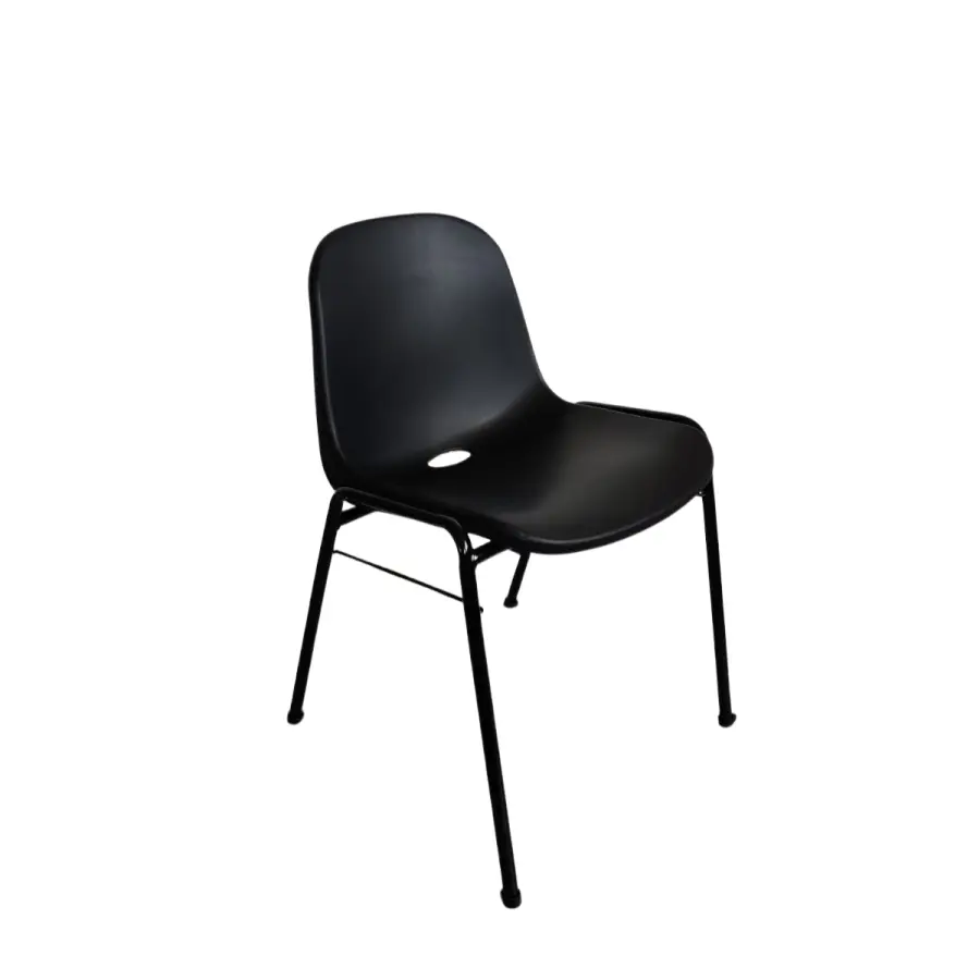 Chaise - SCOP3 - Plastique - Noir