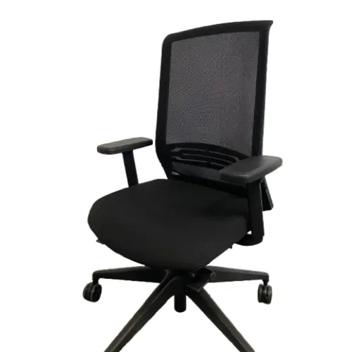 Fauteuil de bureau, dossier résille, Eurosit