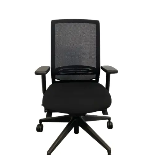 Fauteuil de bureau, dossier résille, Eurosit