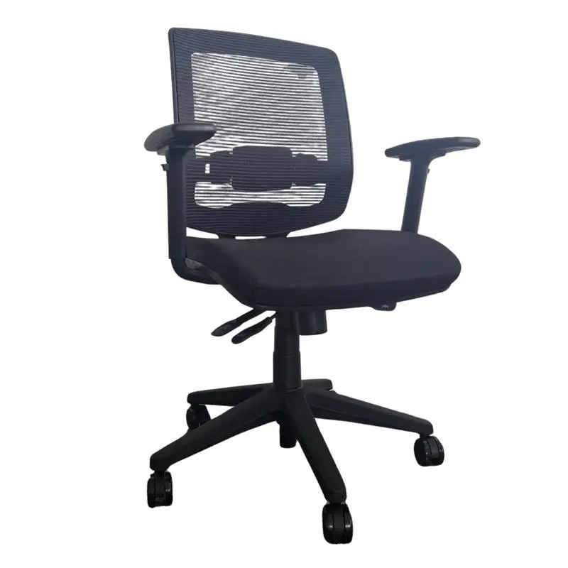 Fauteuil de bureau noir avec accoudoirs Harmony