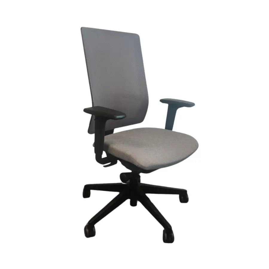 Fauteuil de bureau - SCOP3 - Tissu - Gris