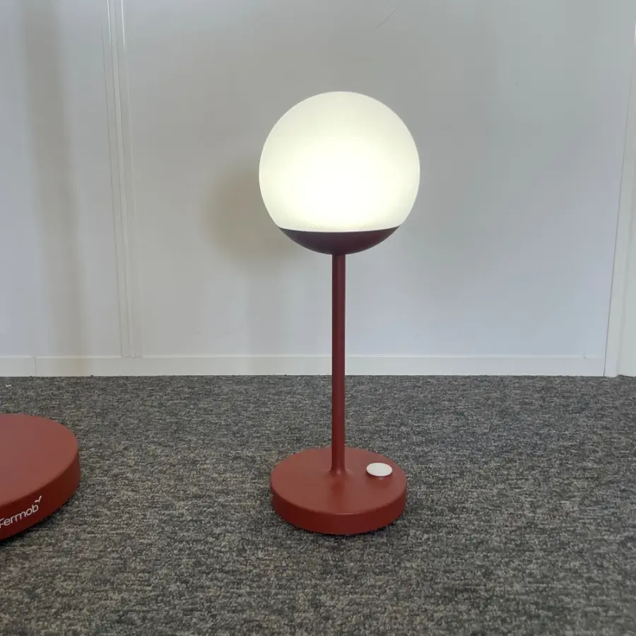 Lampe - Fermob/Mooon - H41cm - Ocre rouge