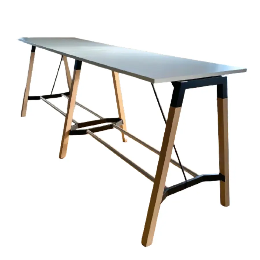 Table haute - SCOP3 - 280x80cm - Blanc