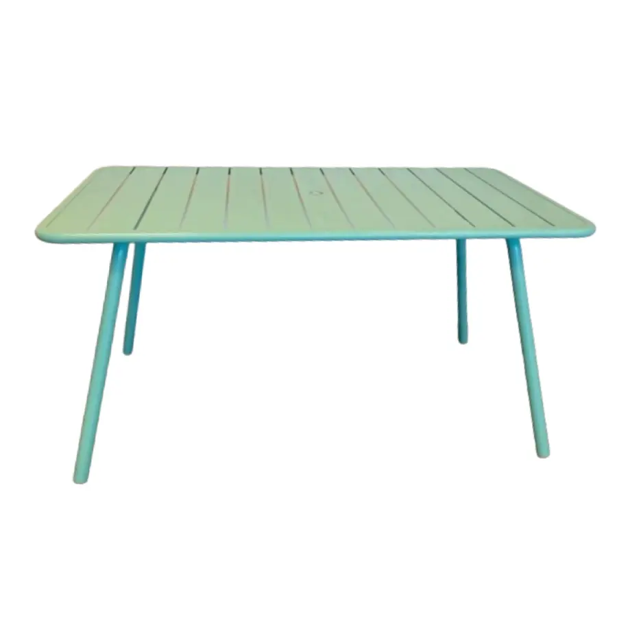 Table - Fermob/Luxembourg - 143x100cm - Bleu lagune