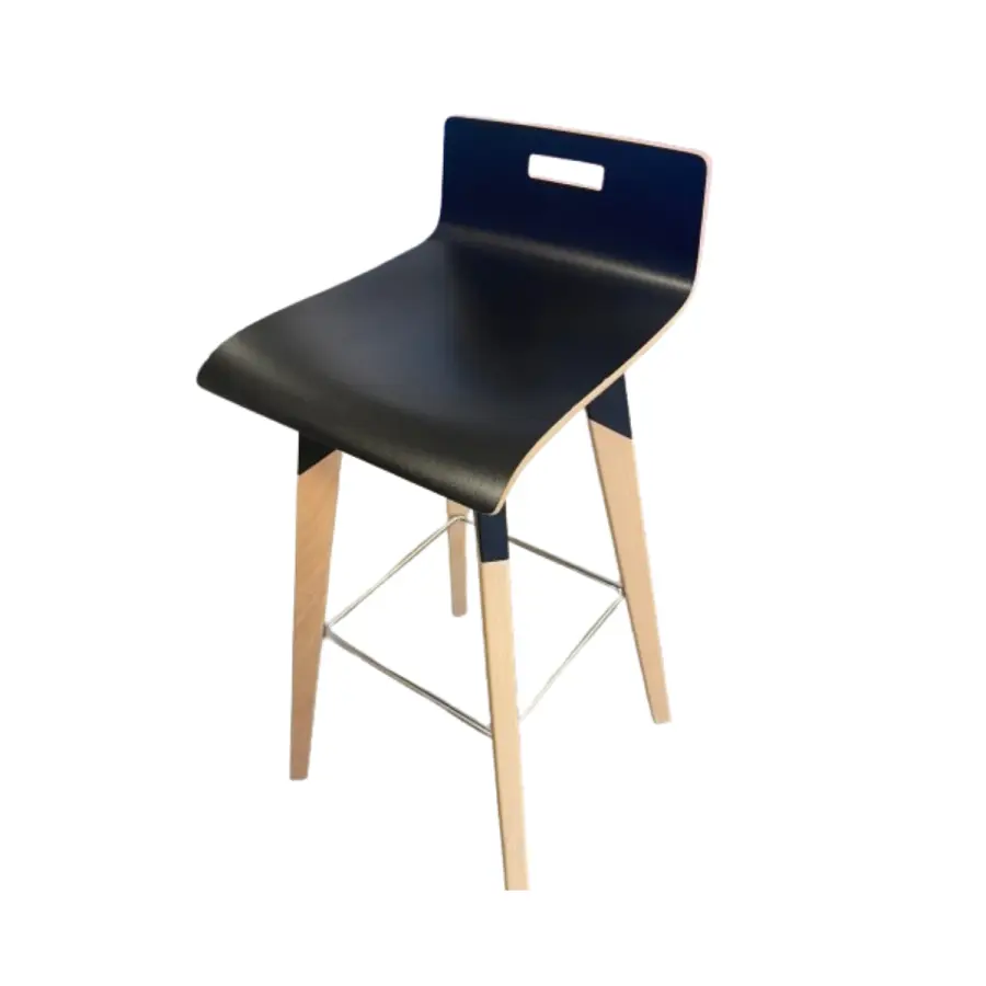 Tabouret - SCOP3 - Bois - Noir