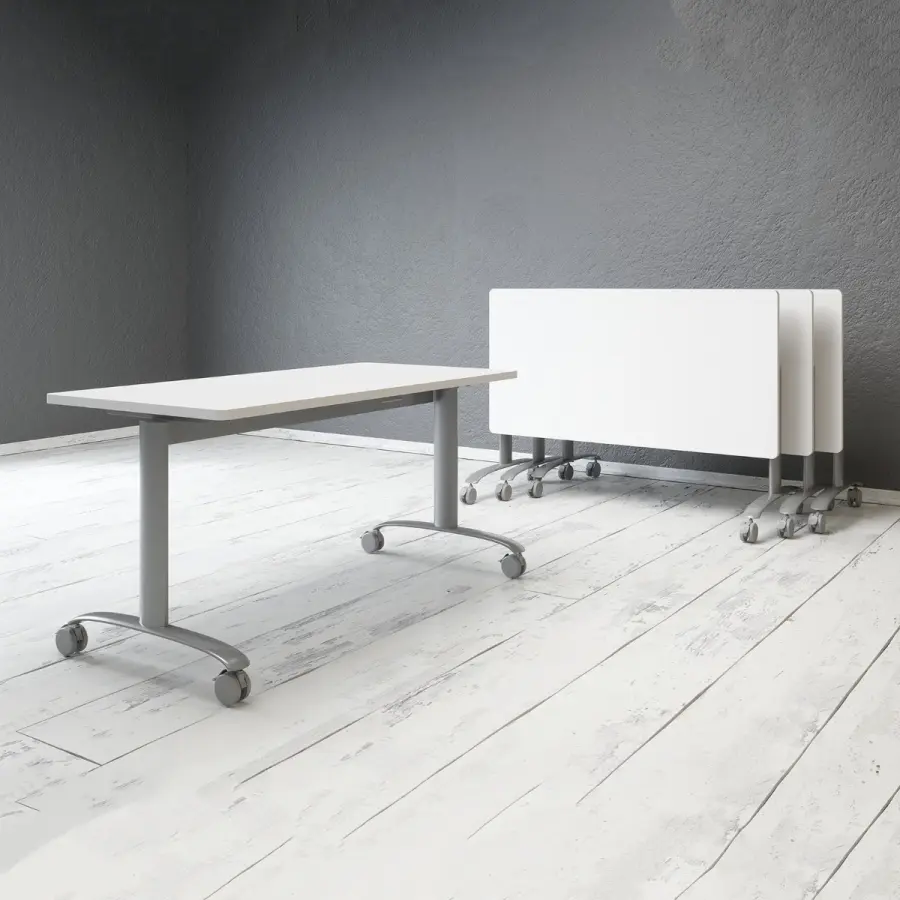 Table modulable - Buronomic/Solution - 160x70cm - Blanc